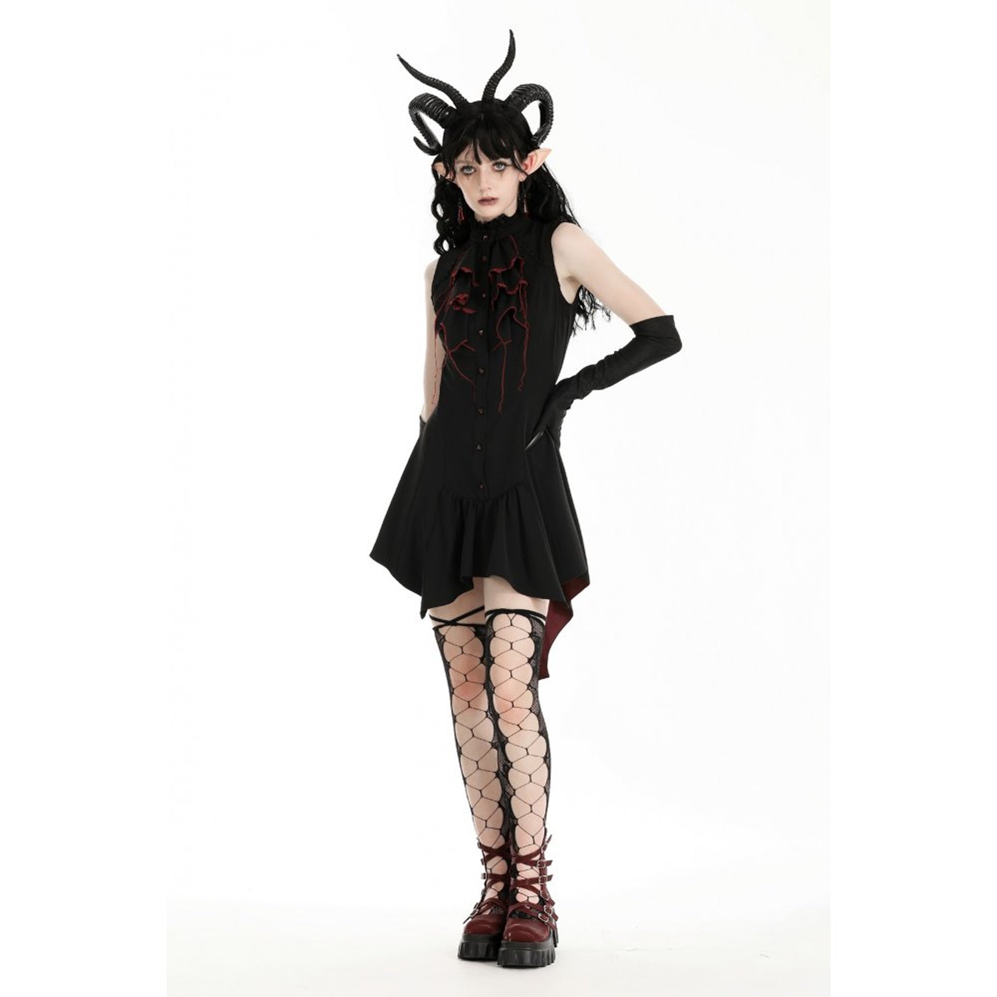 Diabla Tailed Dress