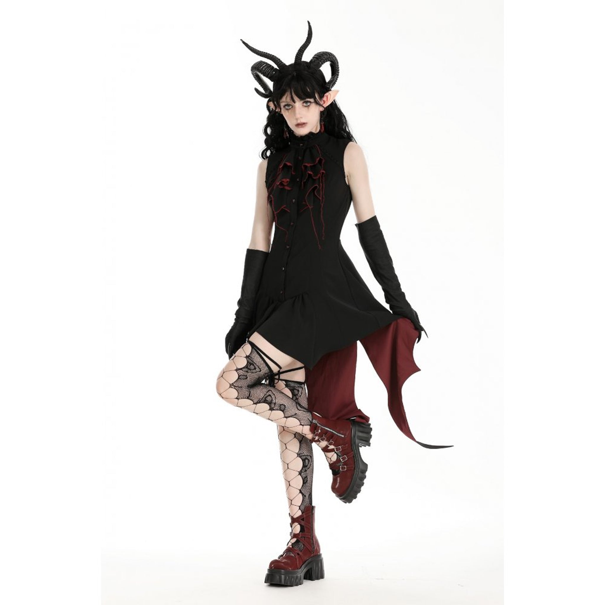 Diabla Tailed Dress