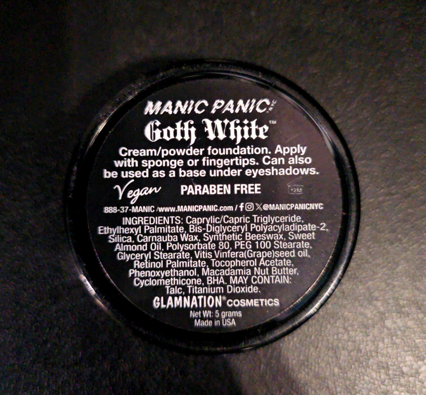 Goth White™ Cream/Powder Foundation