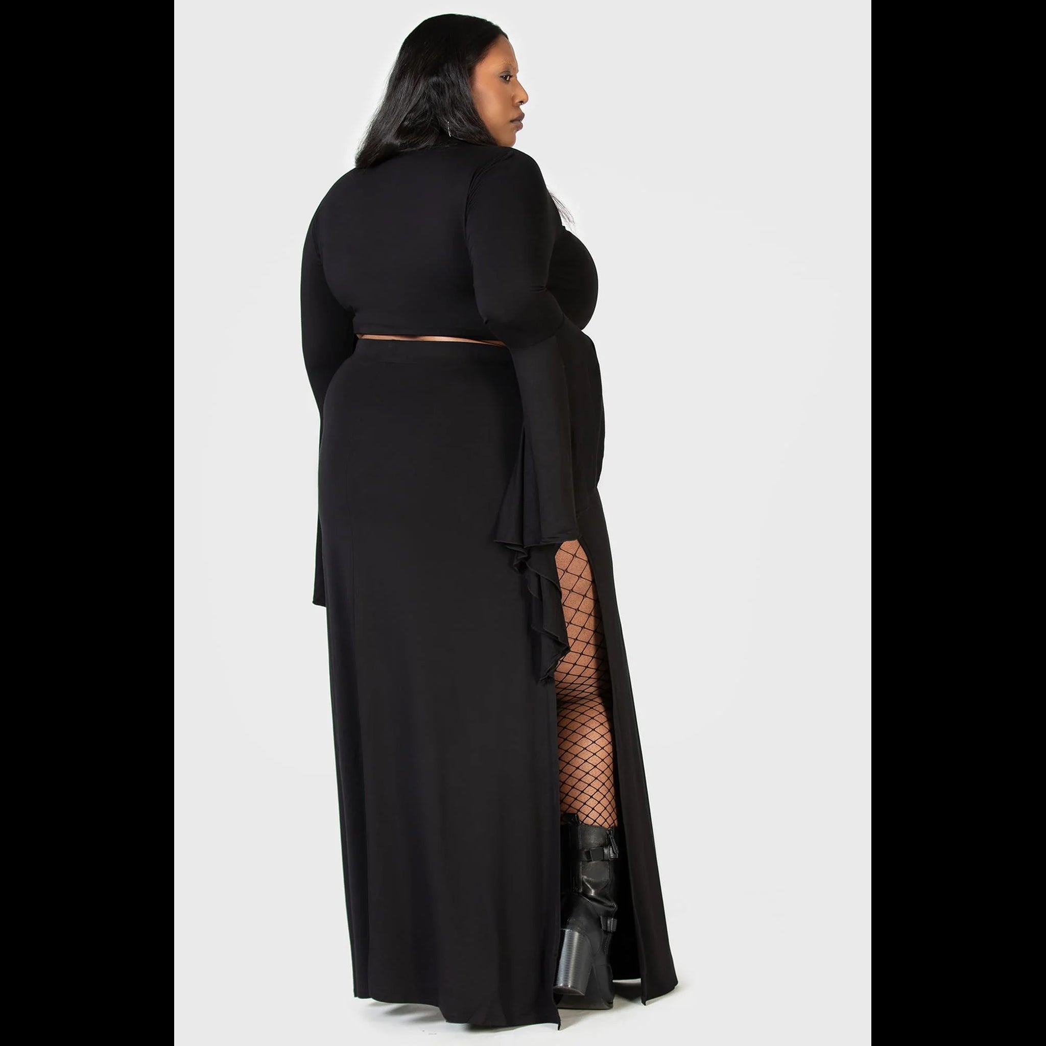 Nocturnal Shade Maxi Skirt