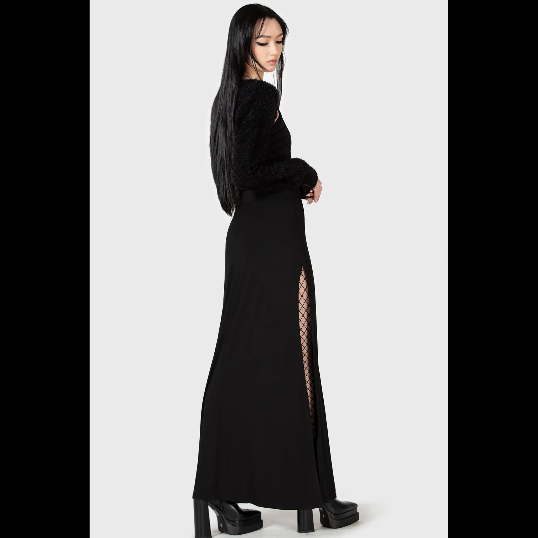 Nocturnal Shade Maxi Skirt