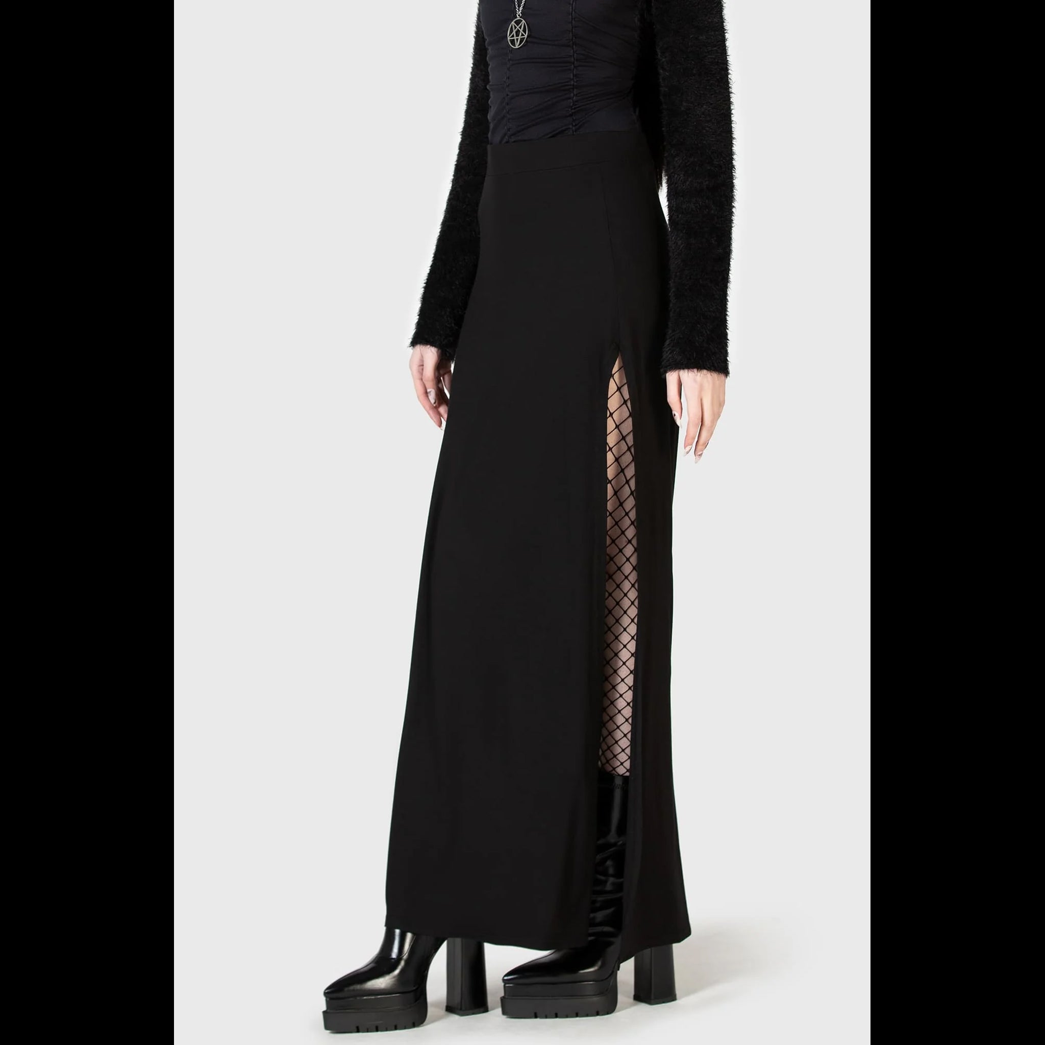 Nocturnal Shade Maxi Skirt