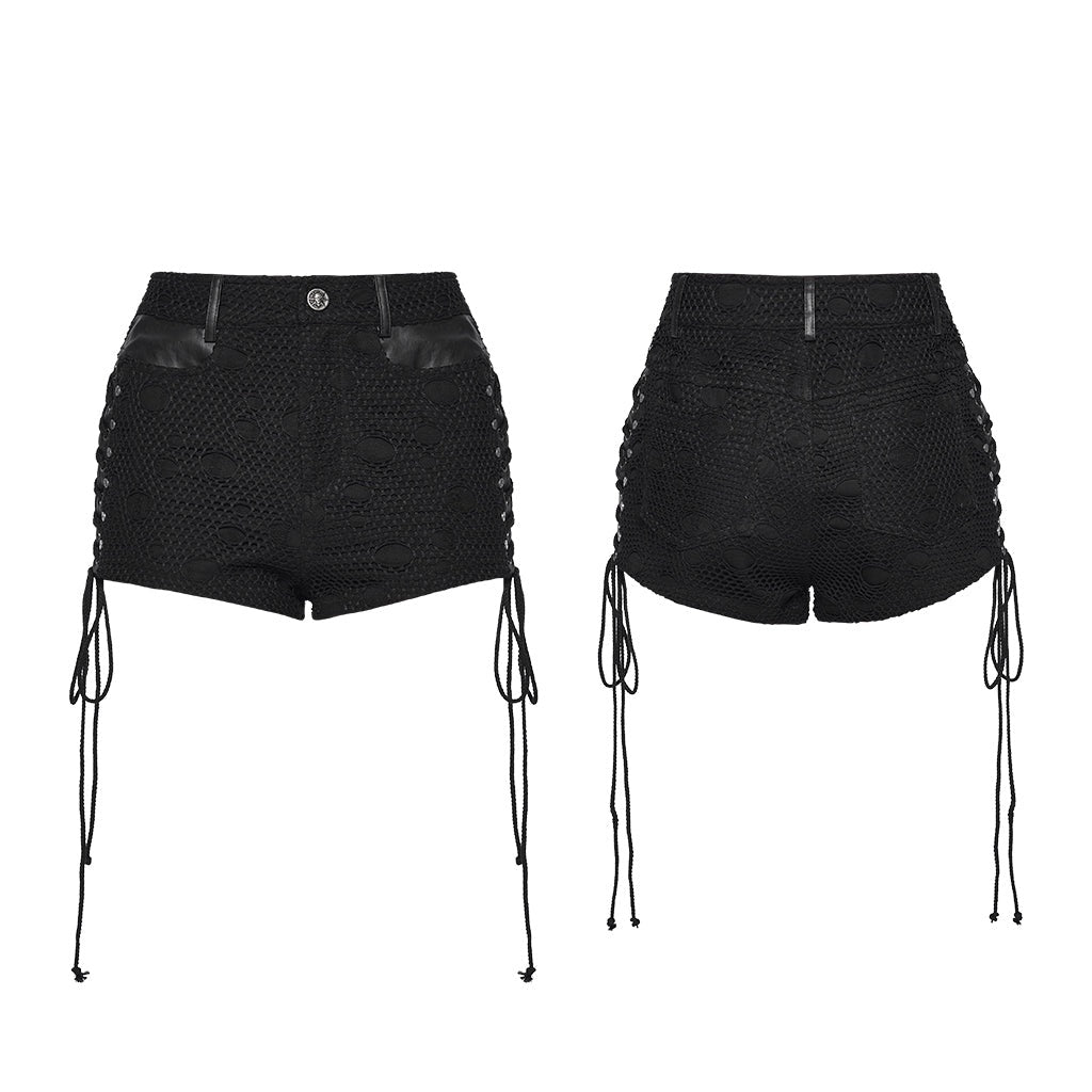Deconstructed High Waist Shorts