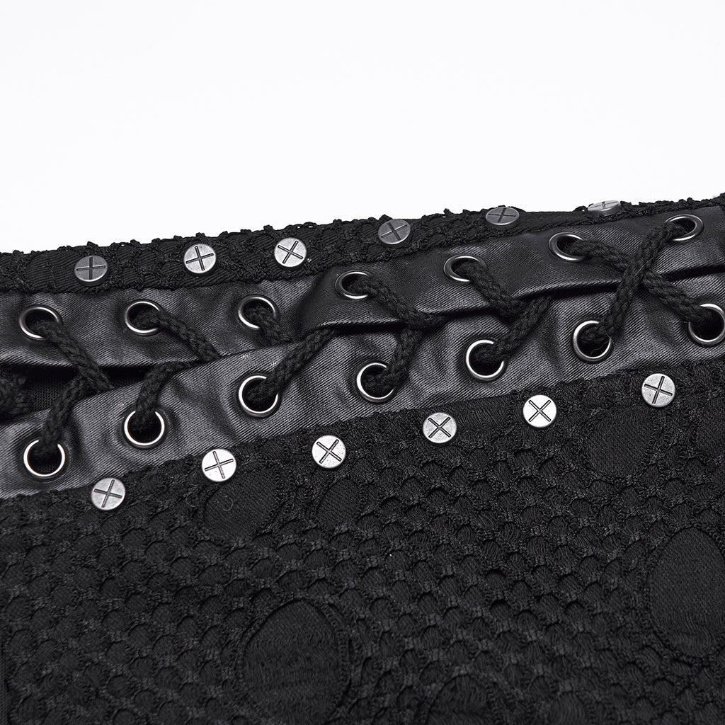 Deconstructed High Waist Shorts