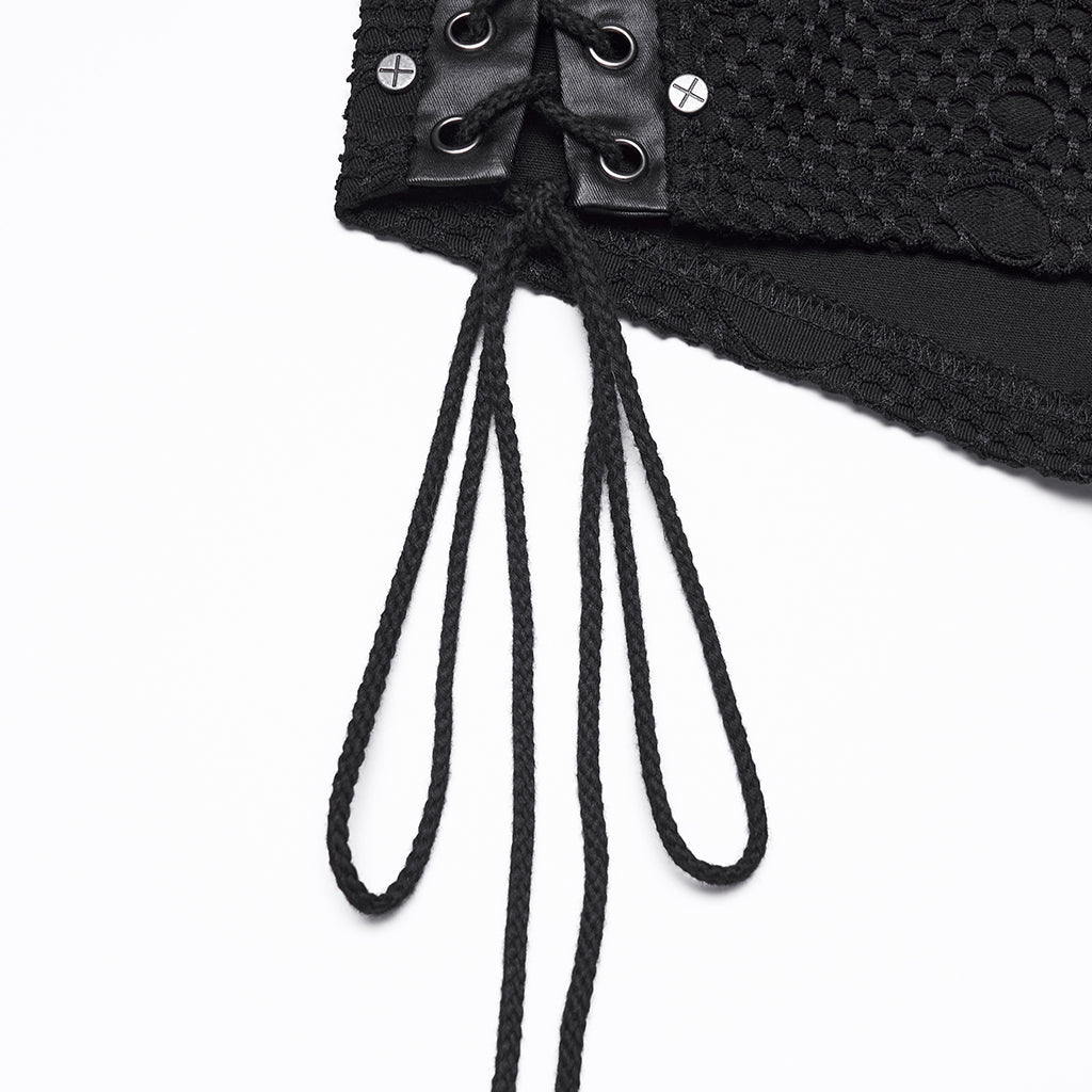 Deconstructed High Waist Shorts
