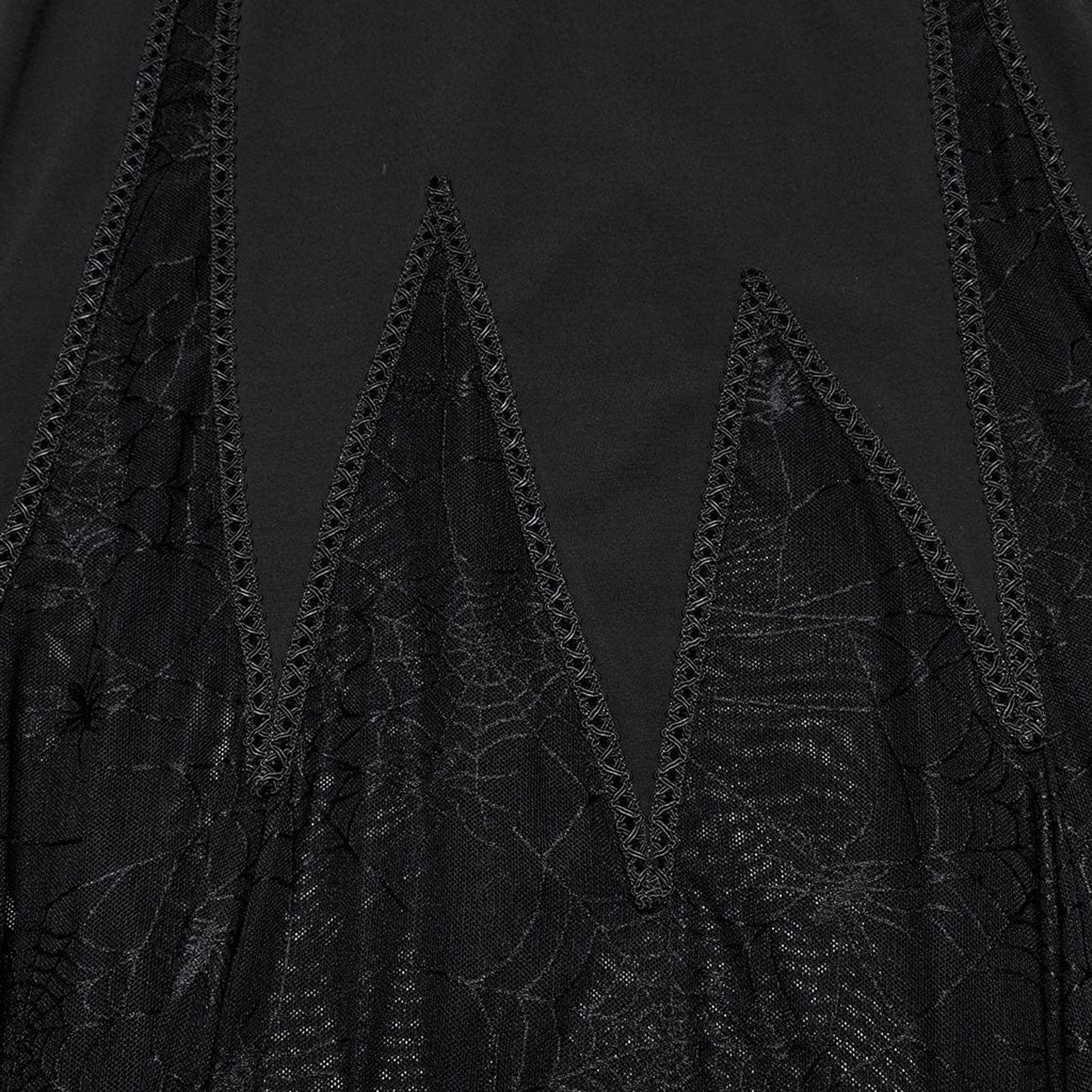 Spider Mesh Hem Dress