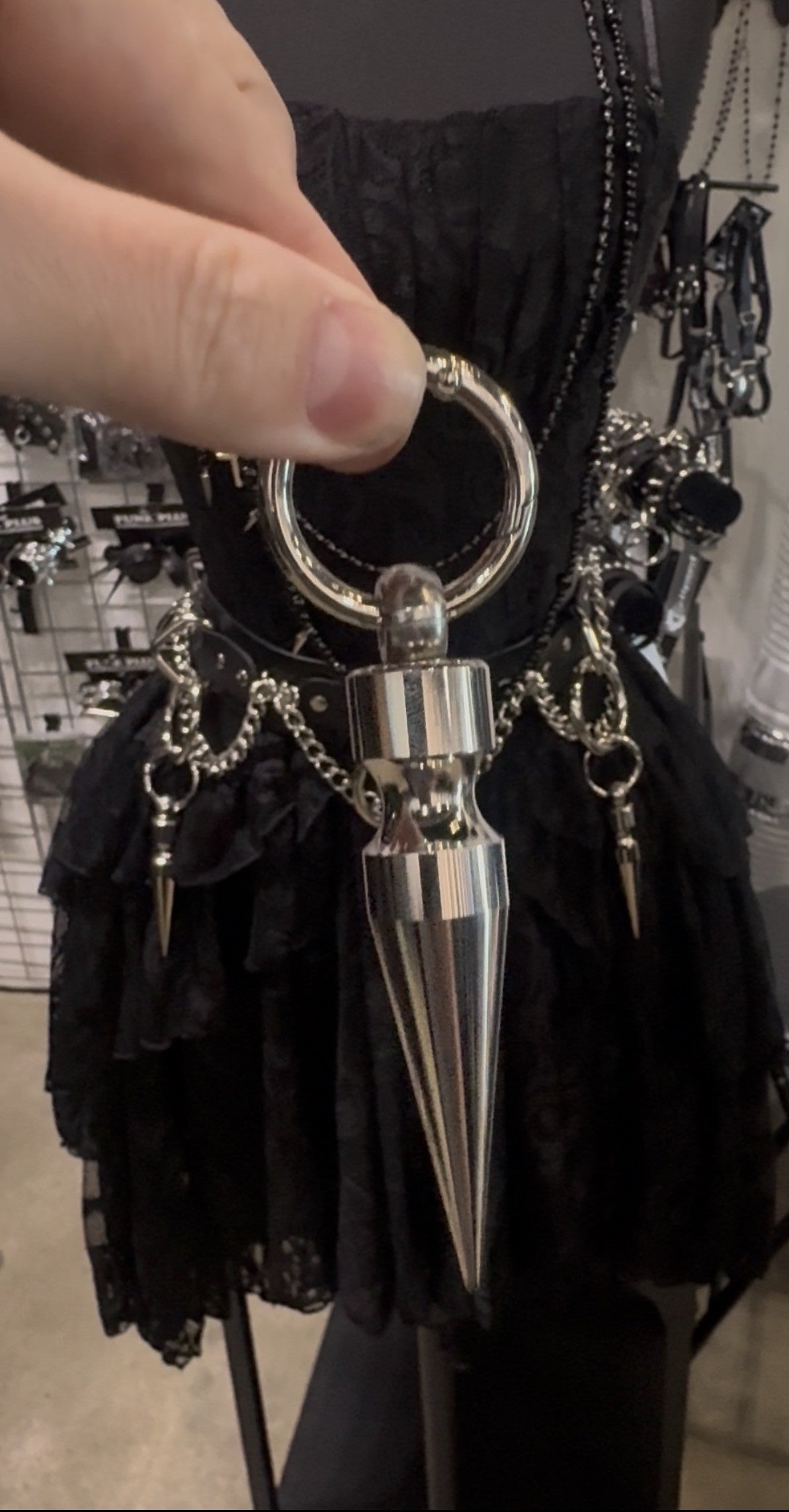 Spike Bag Charm