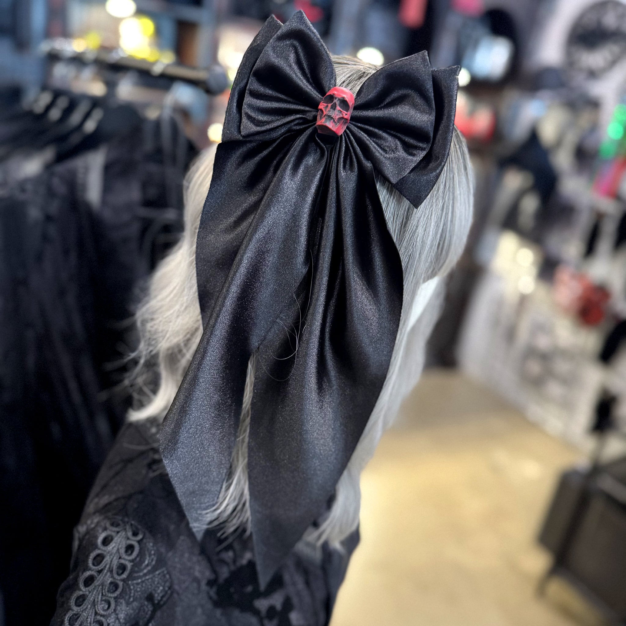 Satin Horror Hair Bow