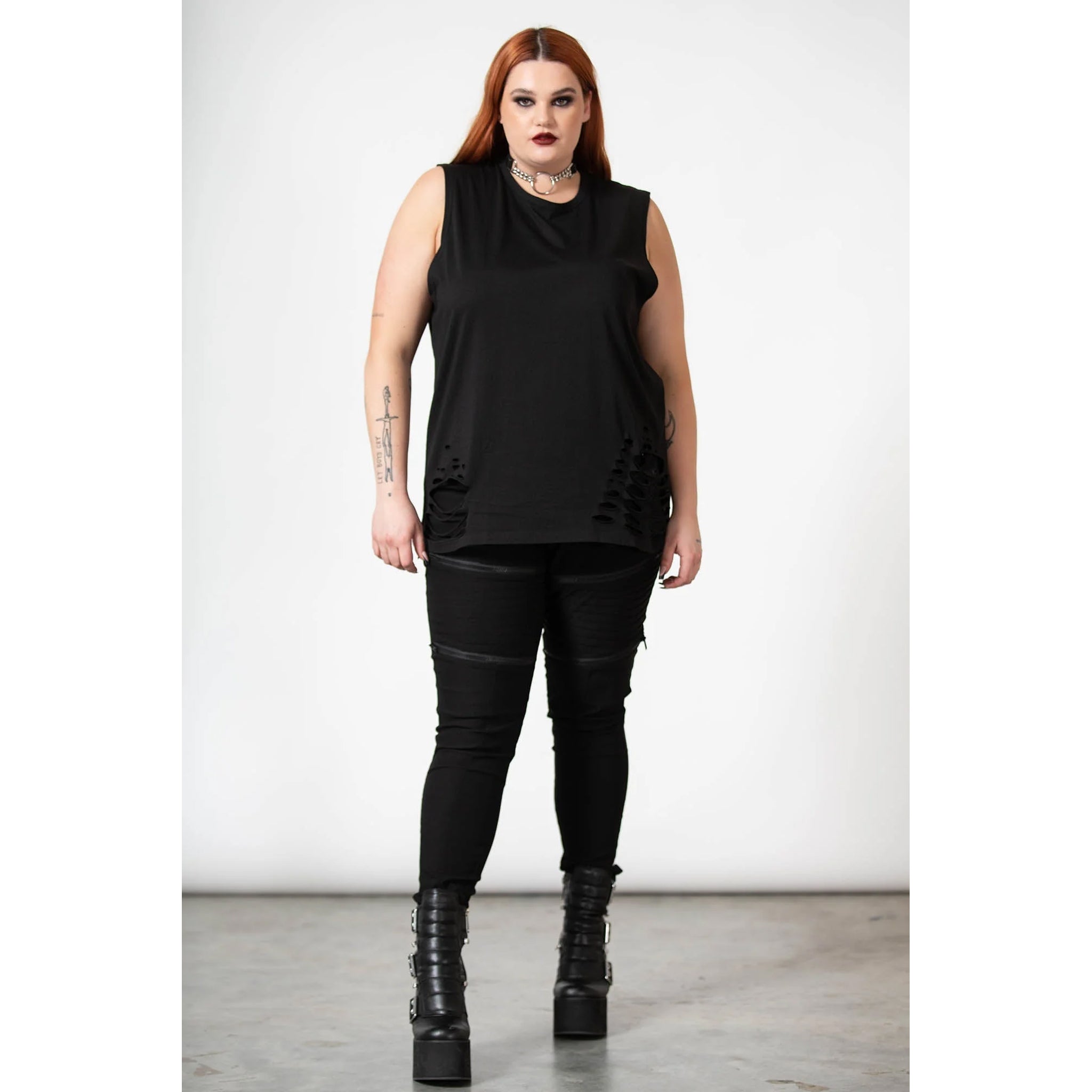 Total Trance Distressed Vest
