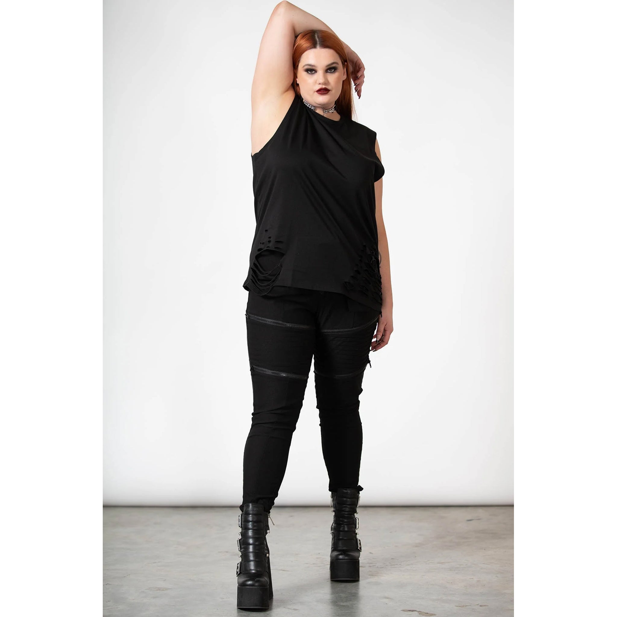 Total Trance Distressed Vest