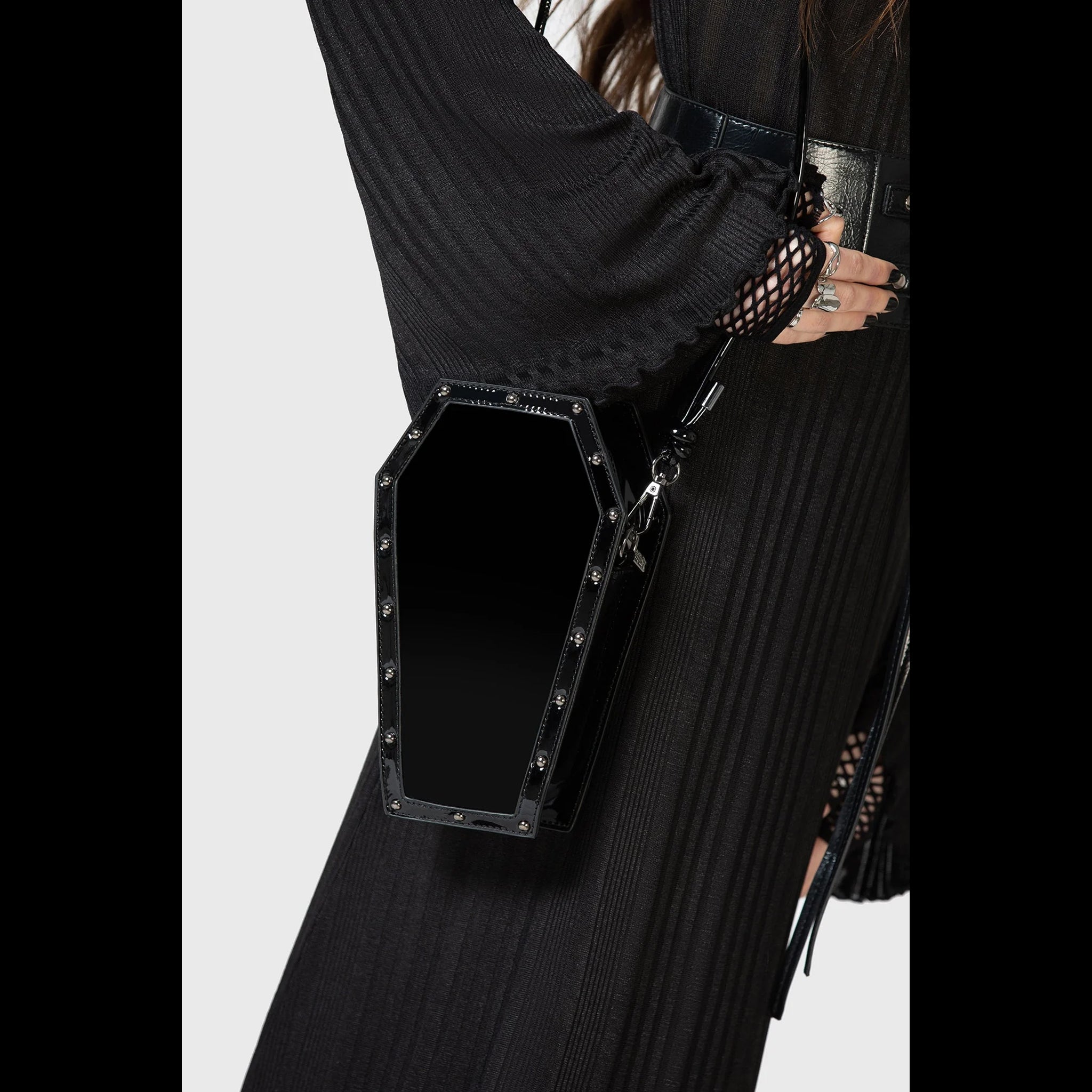 Unconfirmed Coffin Crossbody Bag