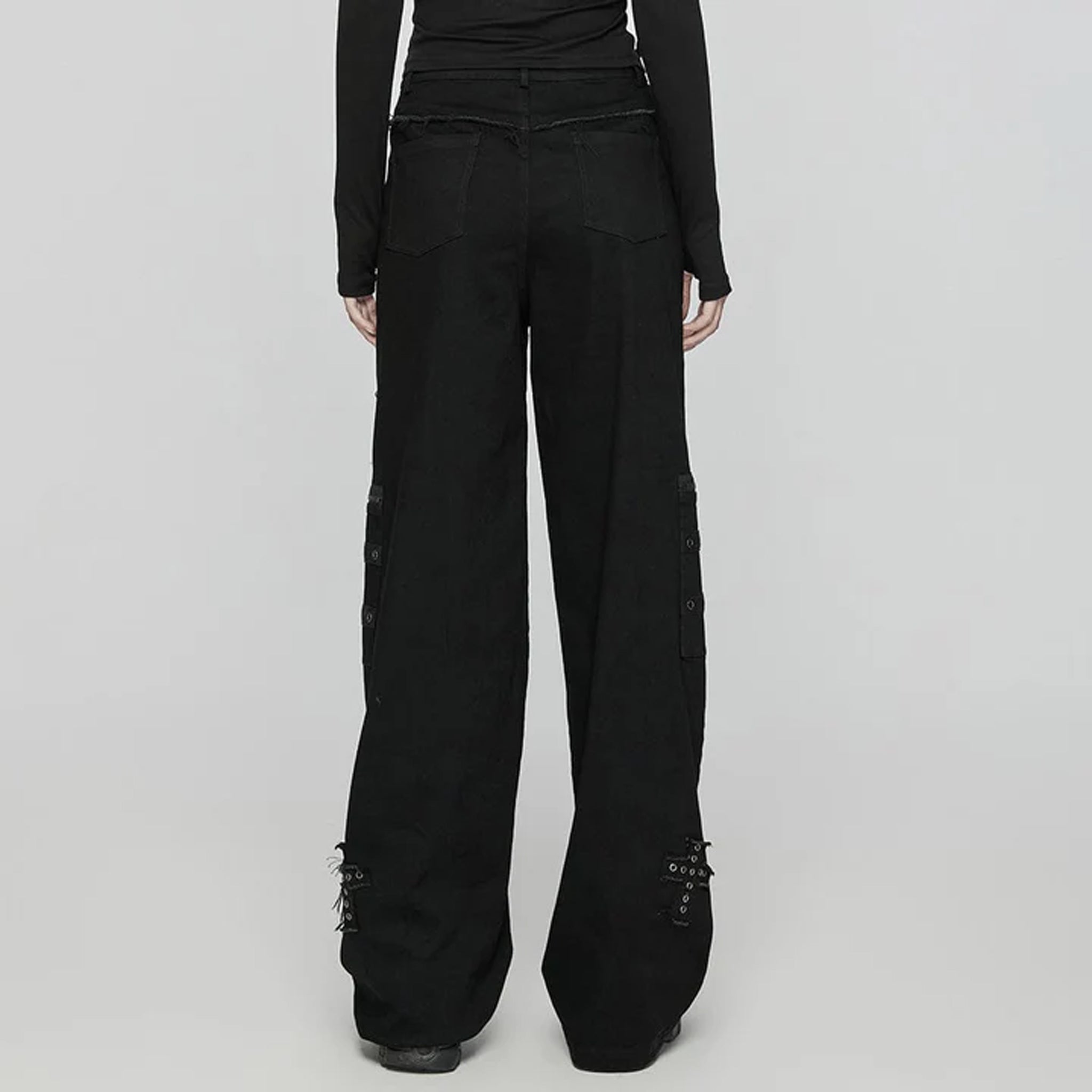 Cross Patch Wide Leg Pants