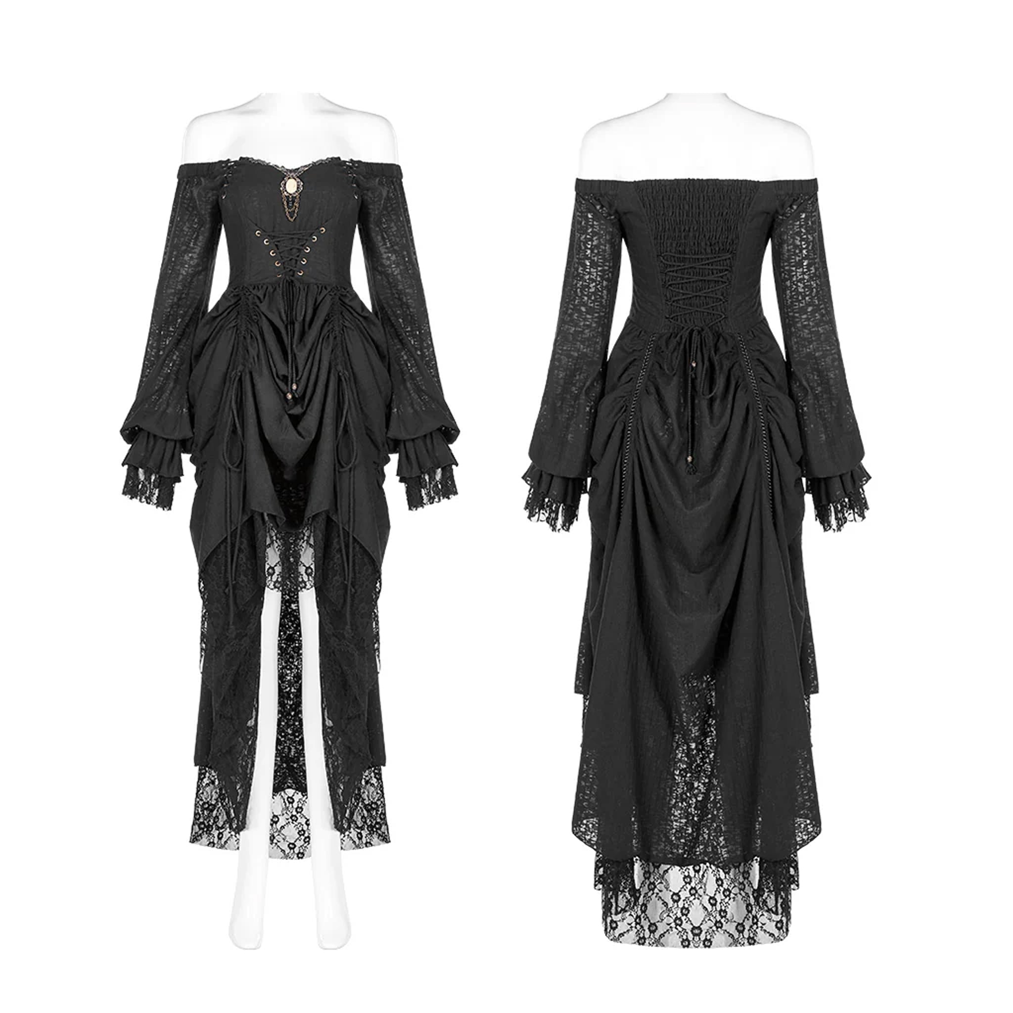 Off Shoulder Vintage Dress