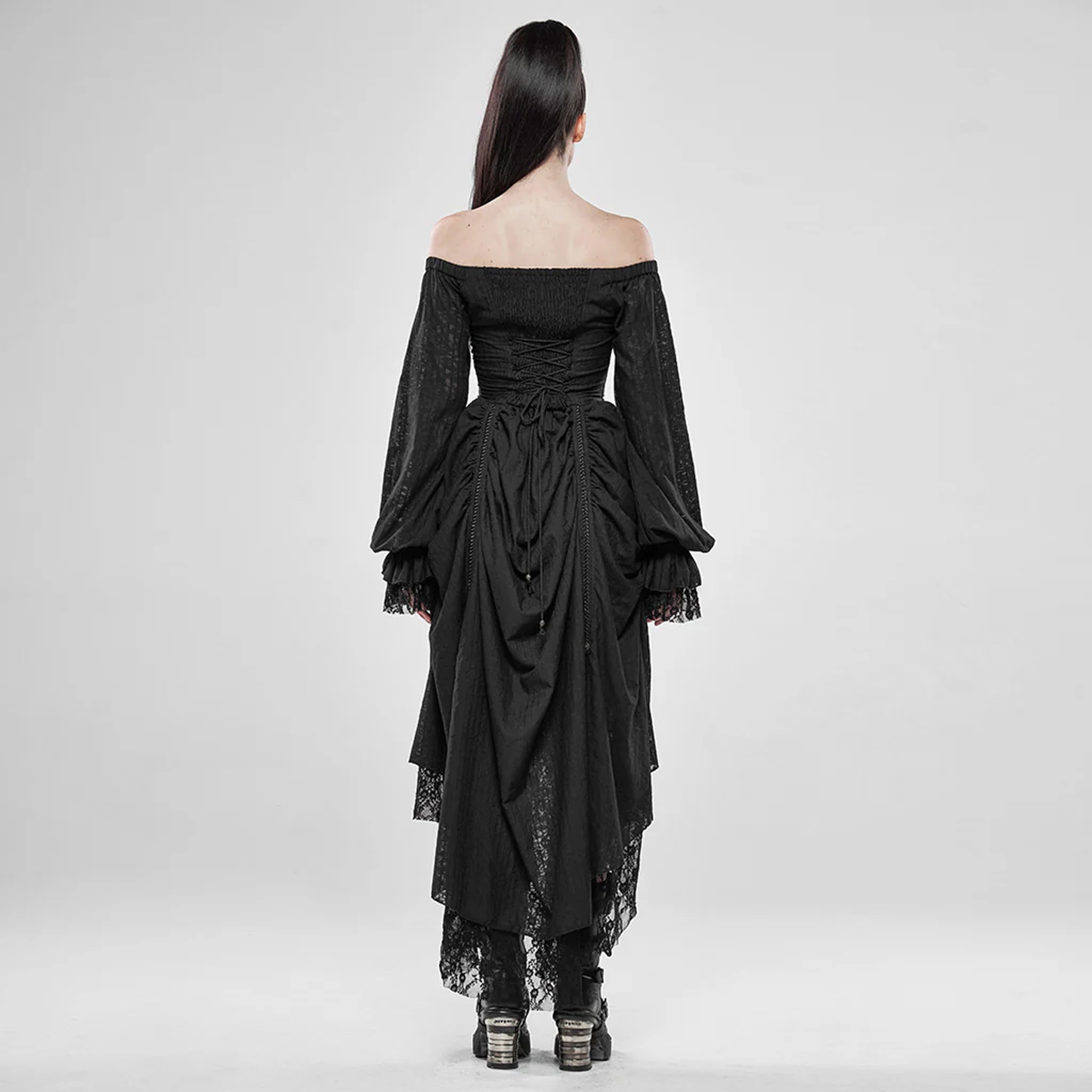 Off Shoulder Vintage Dress