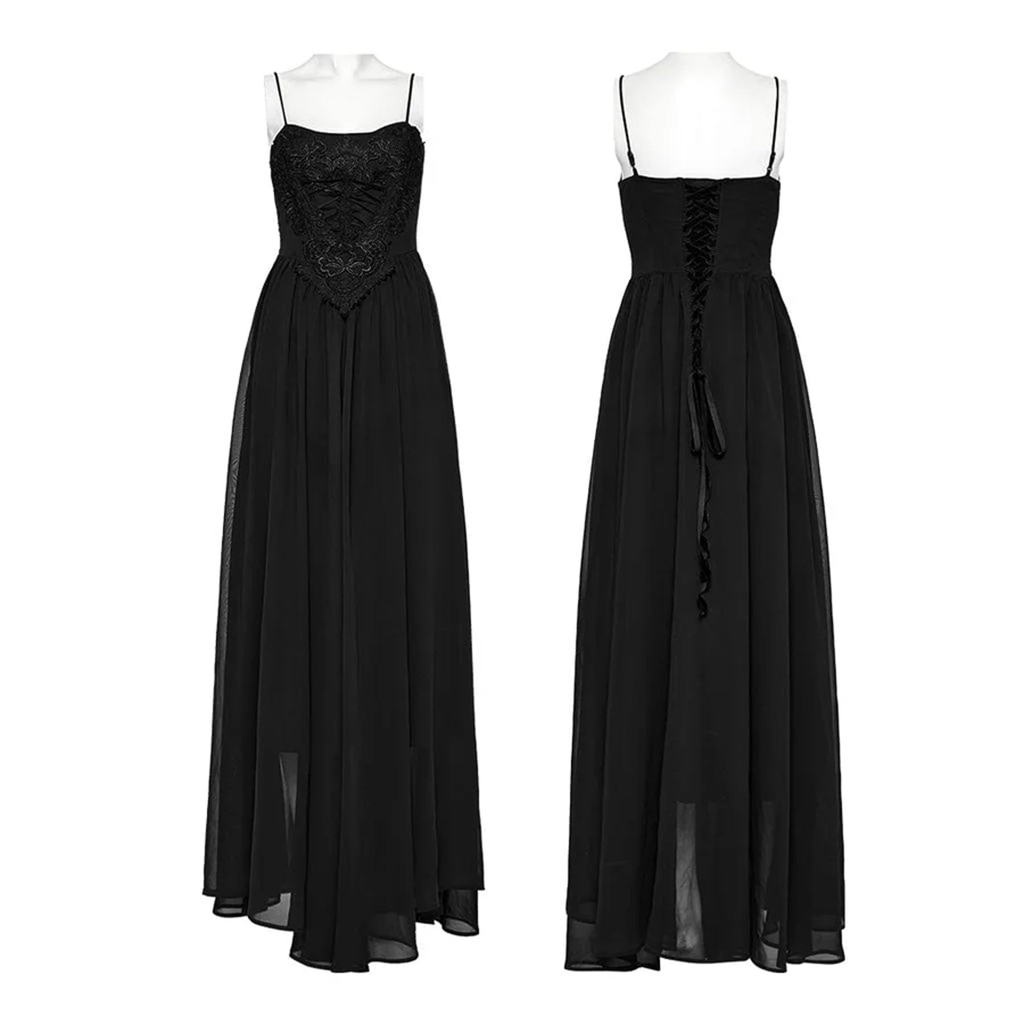 Gothic Maxi Slip Dress