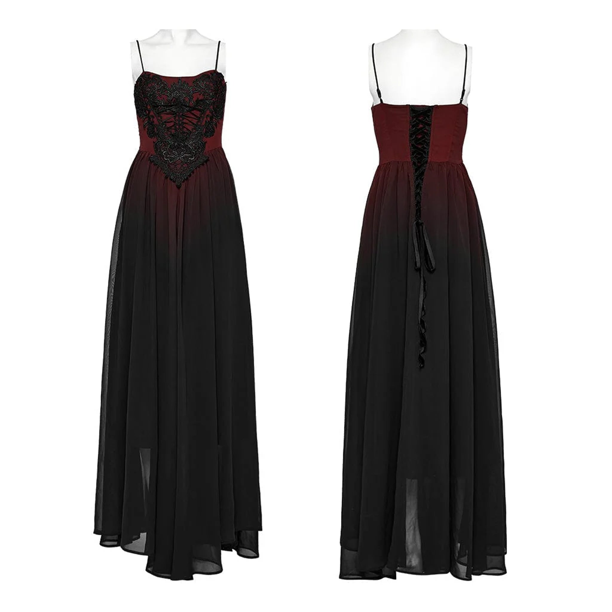 Gothic Maxi Slip Dress