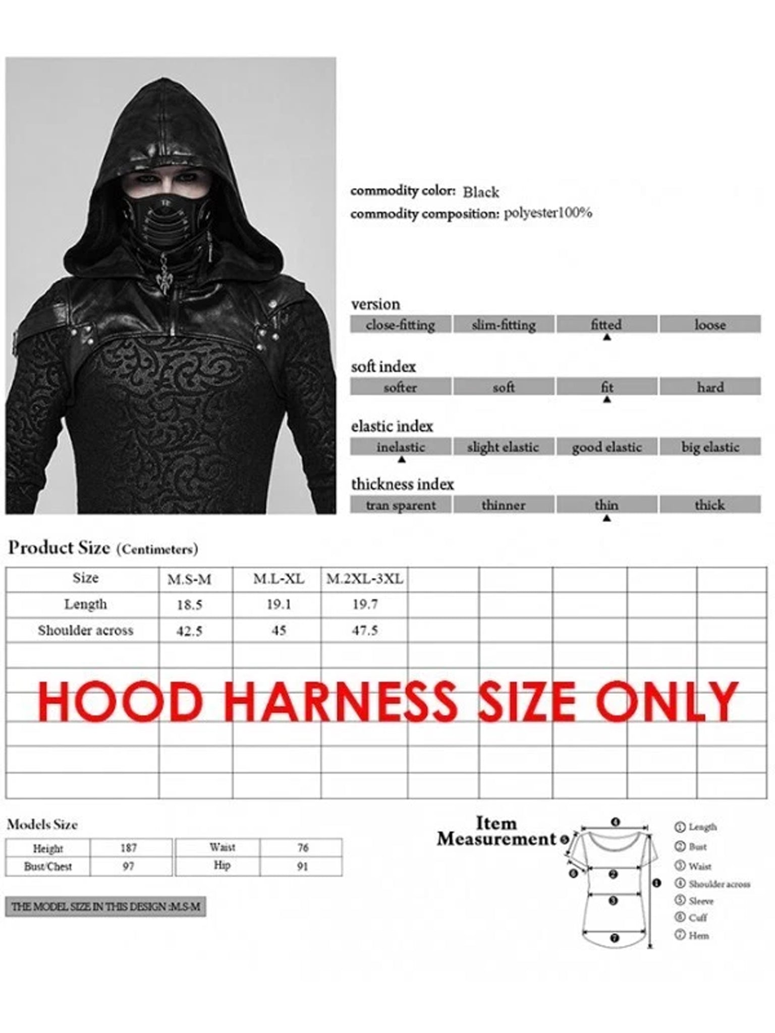 Wastland Wooded Mens Harness