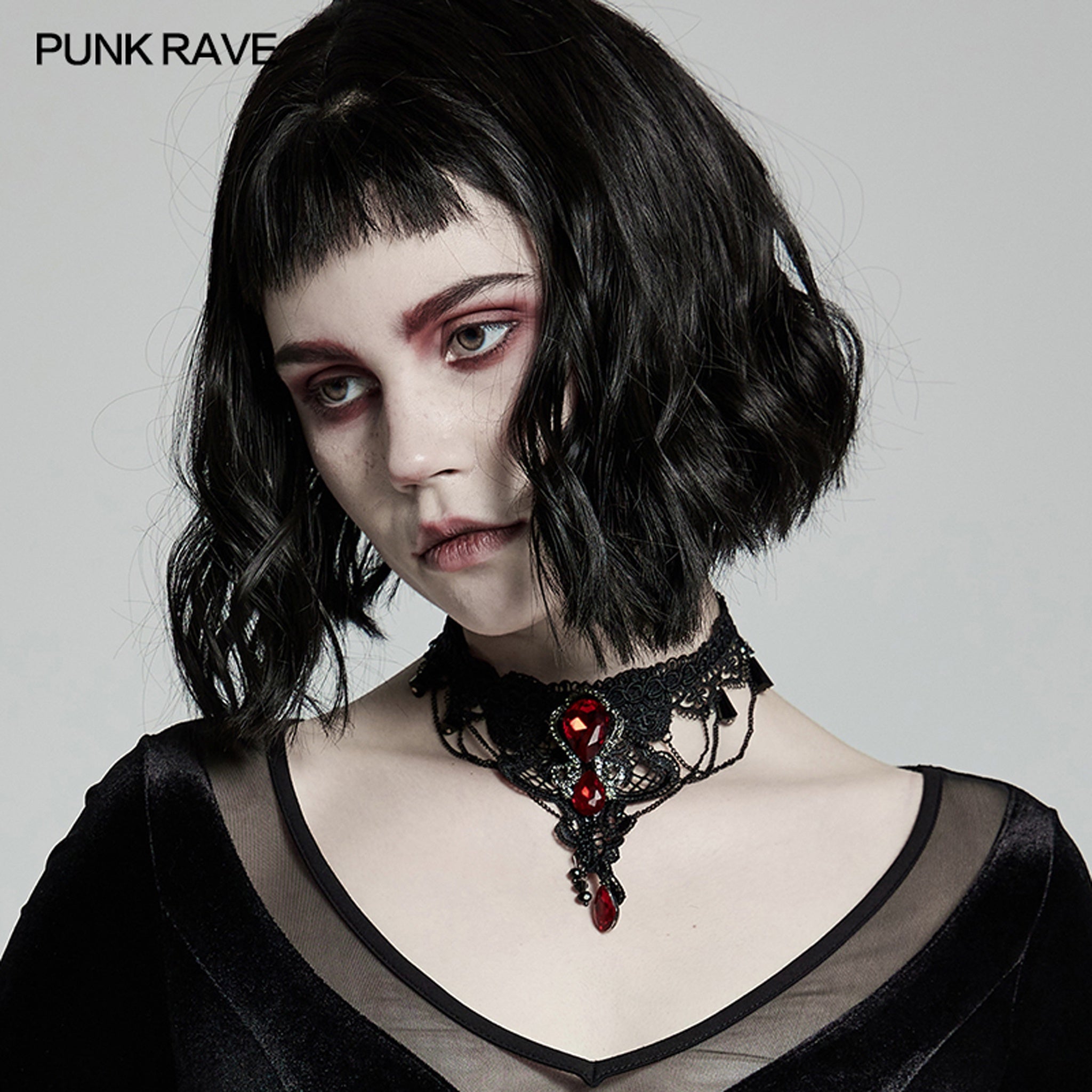 Ruby Jeweled Choker