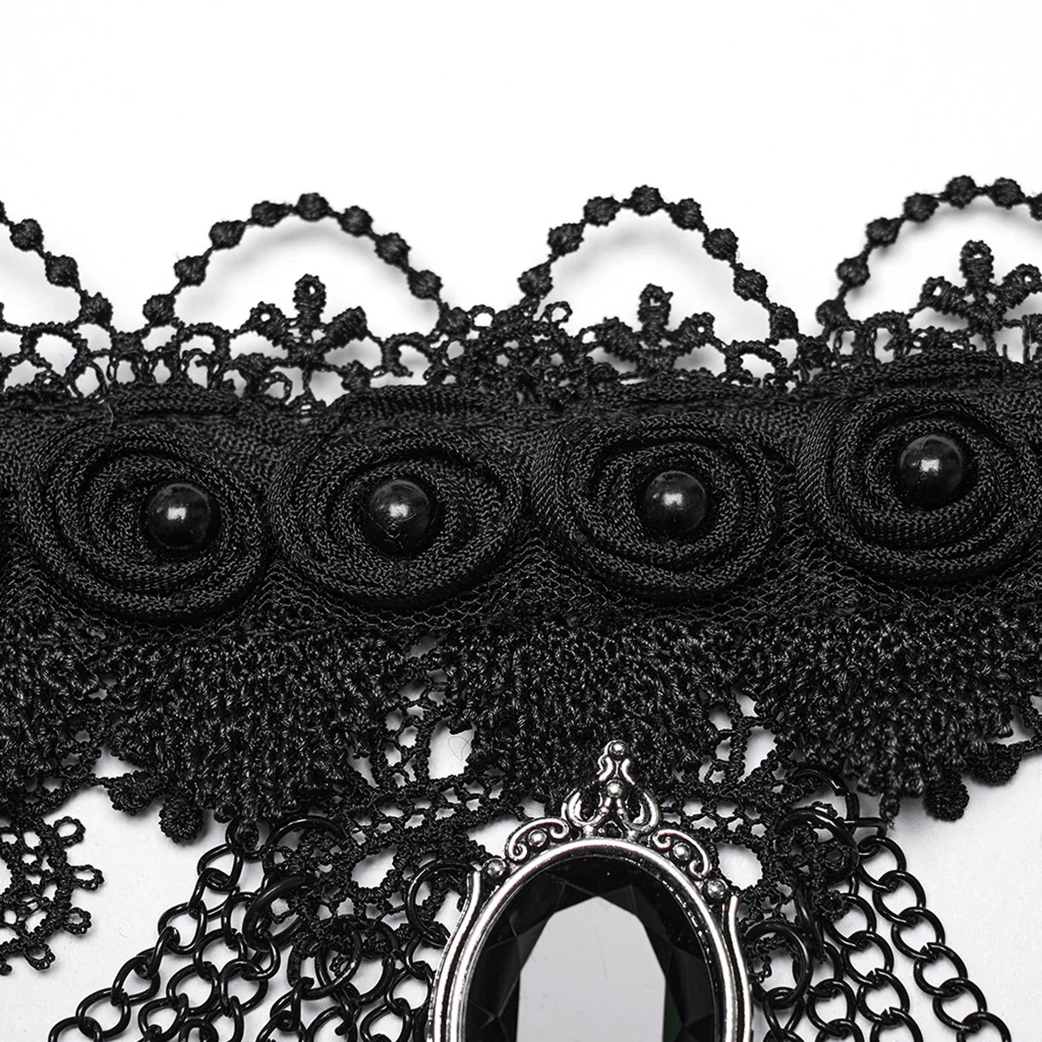 Black Chain Drape Choker