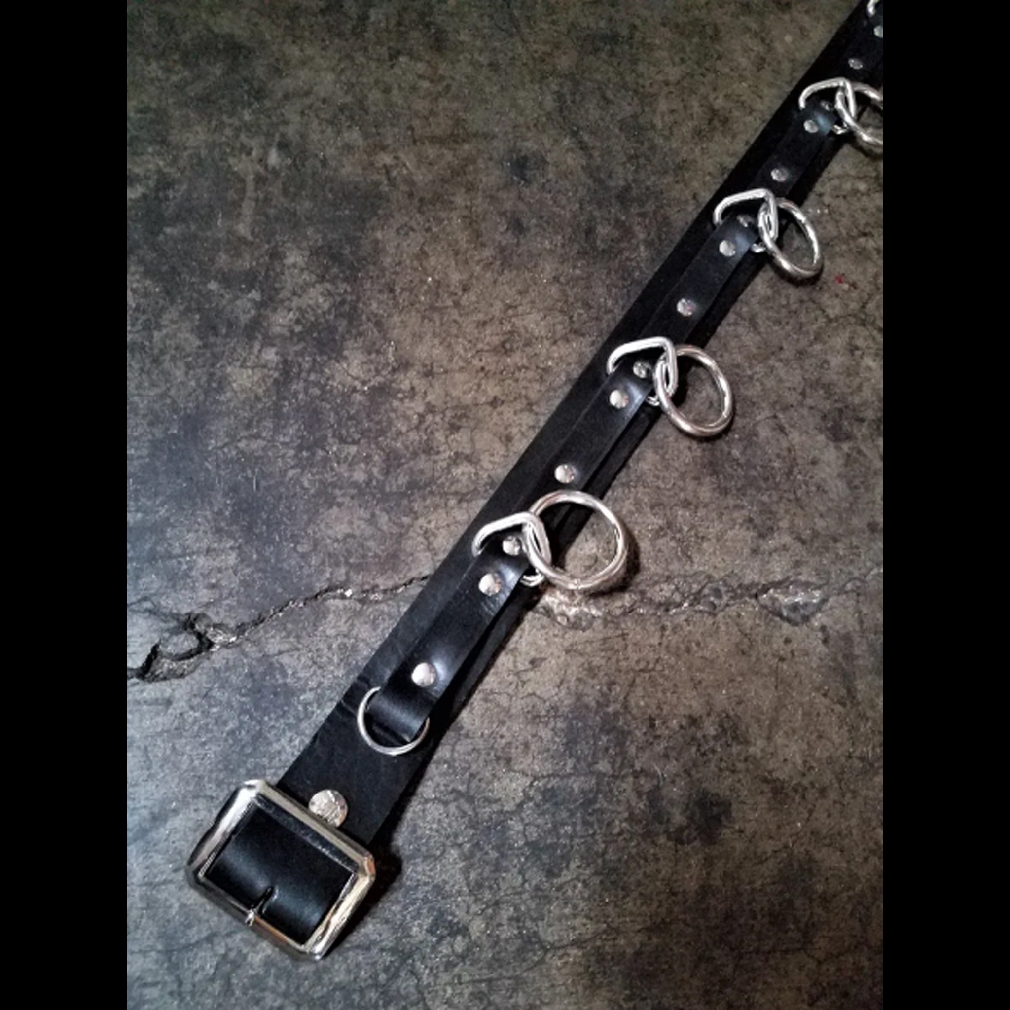 5 ring bondage belt