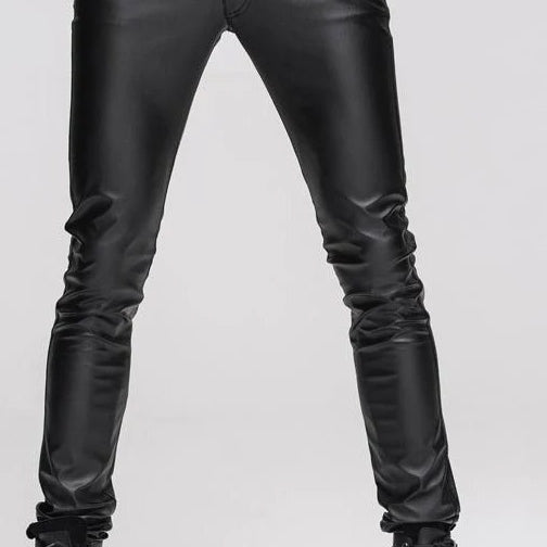 Devil Fashion Faux Leather Pants