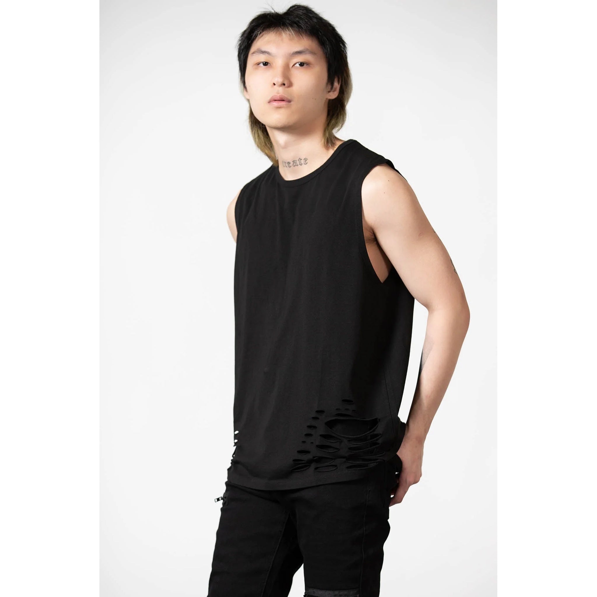 Total Trance Distressed Vest